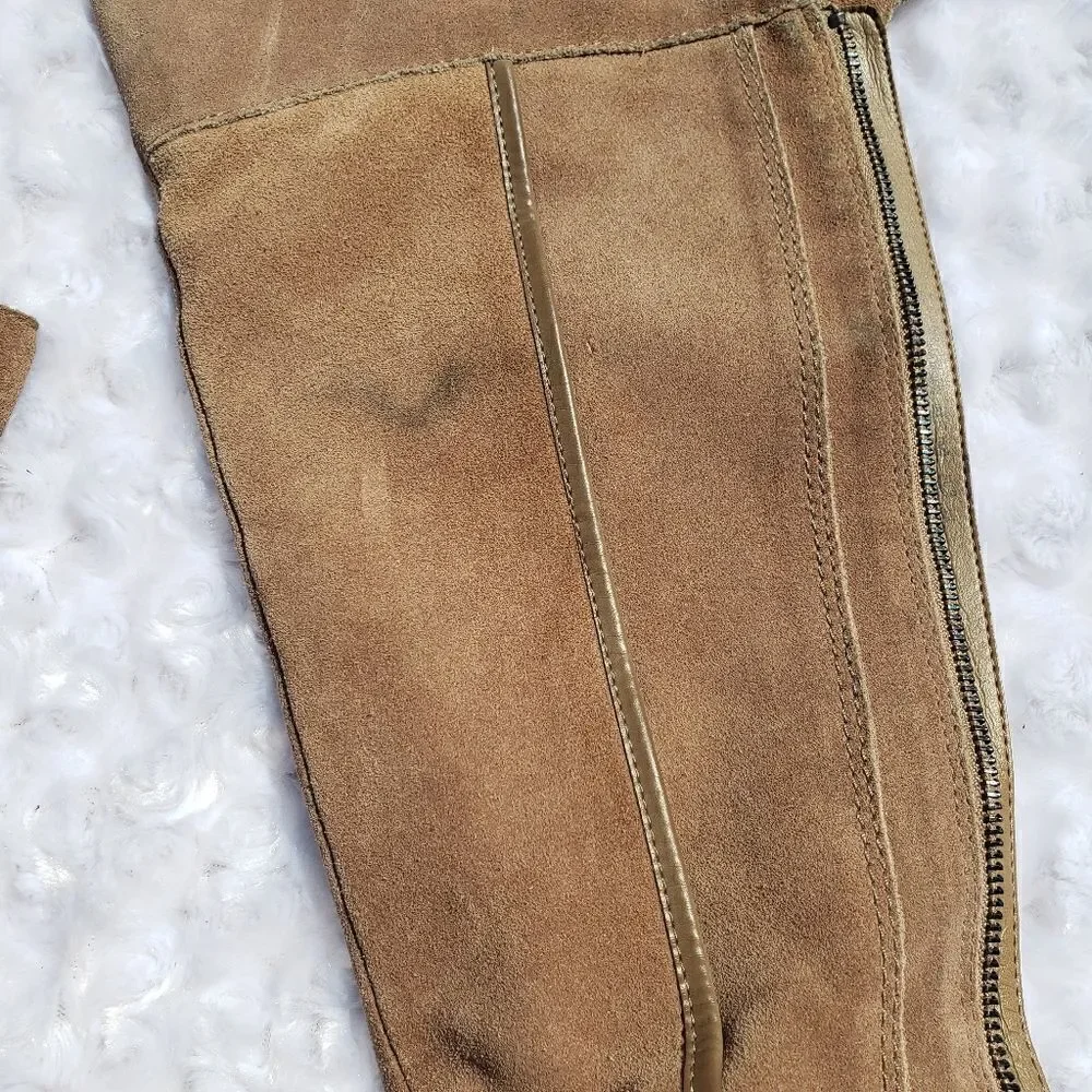 Franco Sarto size 6.5 tan riding boot